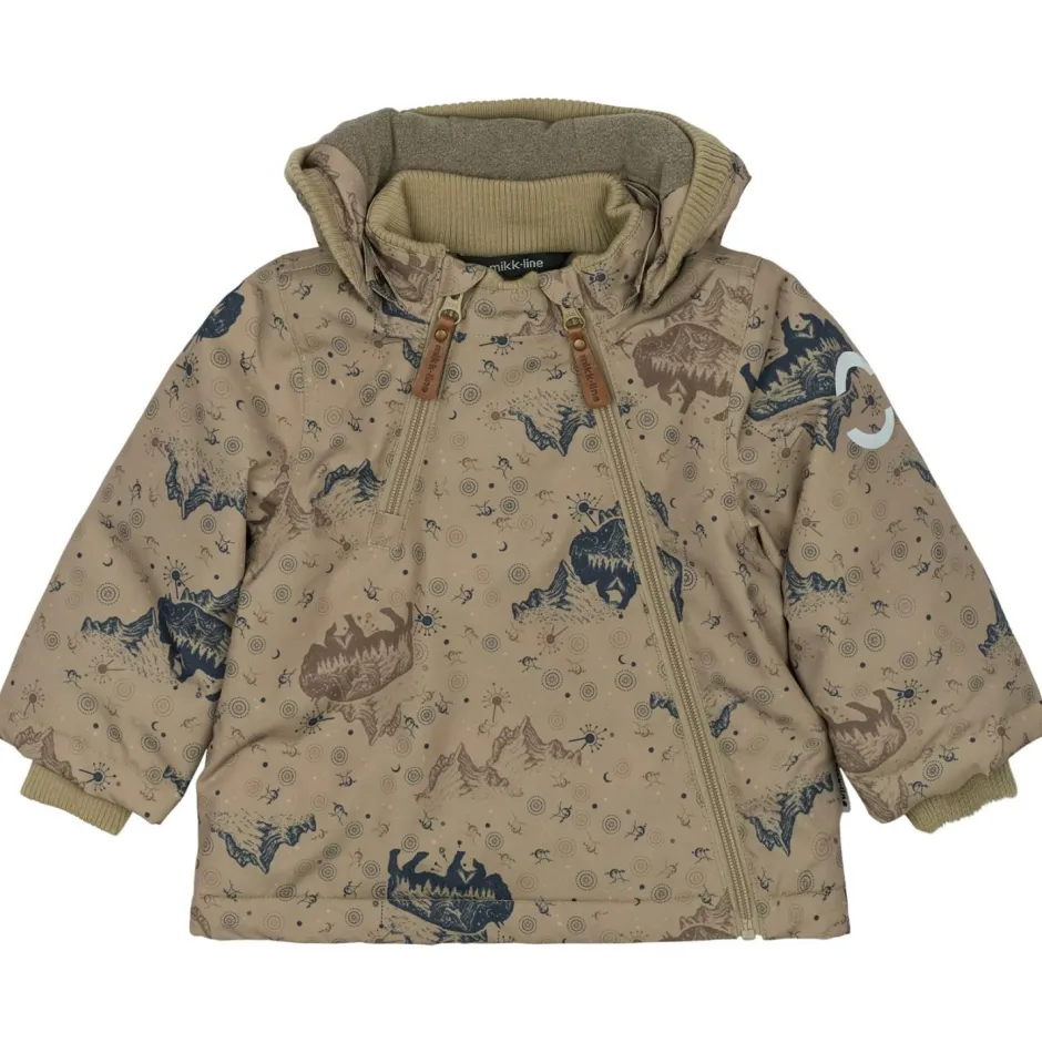 Kinder Mikk-Line - Polyester Baby Jacket AOP - Winterjacke