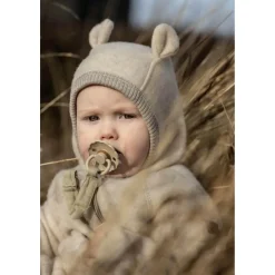 Mikk-Line - Wool Baby Suit with Ears - Overall