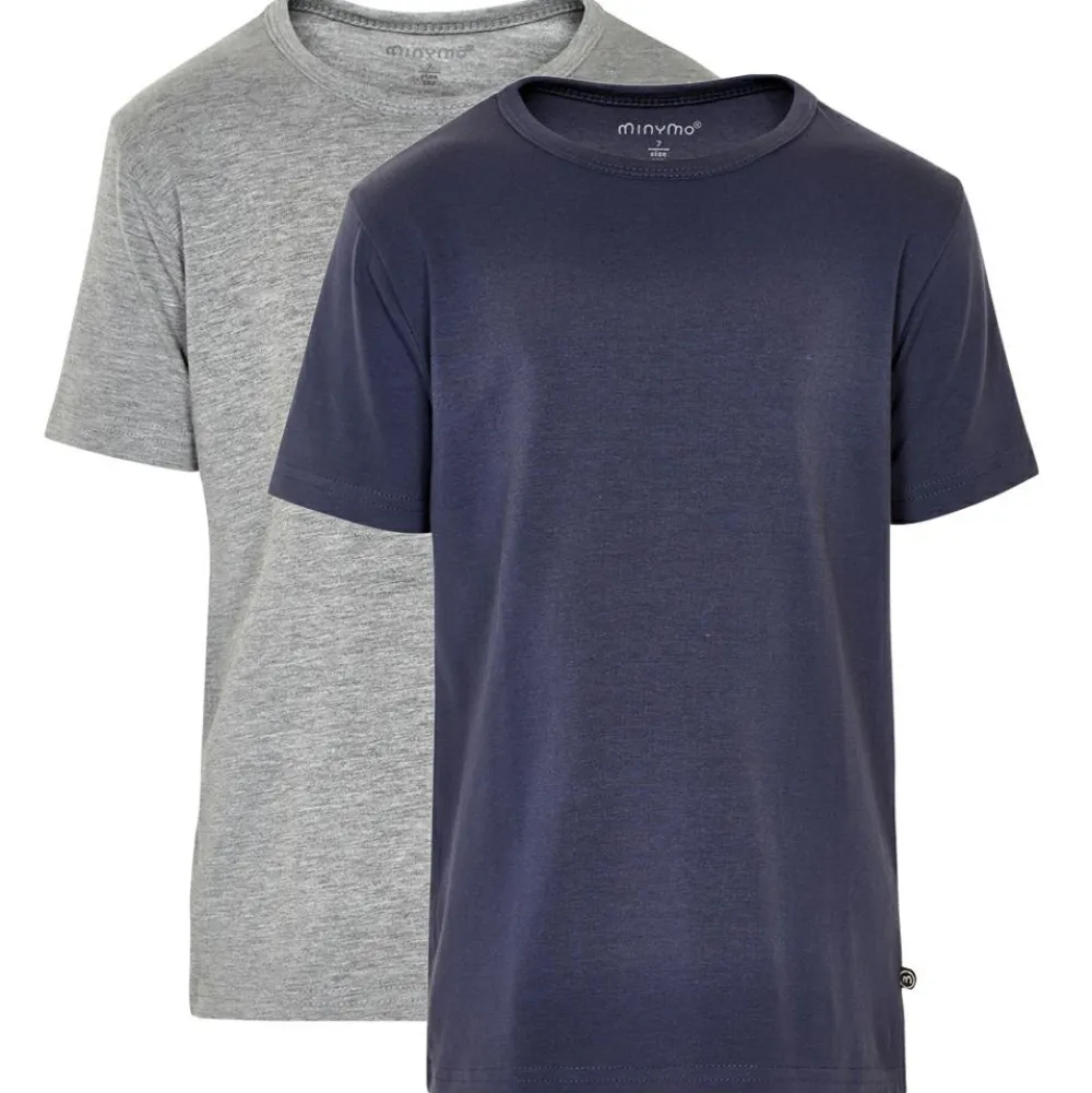 - Kid's Basic 32 -T-Shirt S/S (2-Pack) - T-Shirt < Minymo Sale