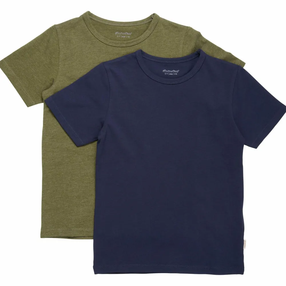 - Kid's Basic 32 -T-Shirt S/S (2-Pack) - T-Shirt < Minymo Sale
