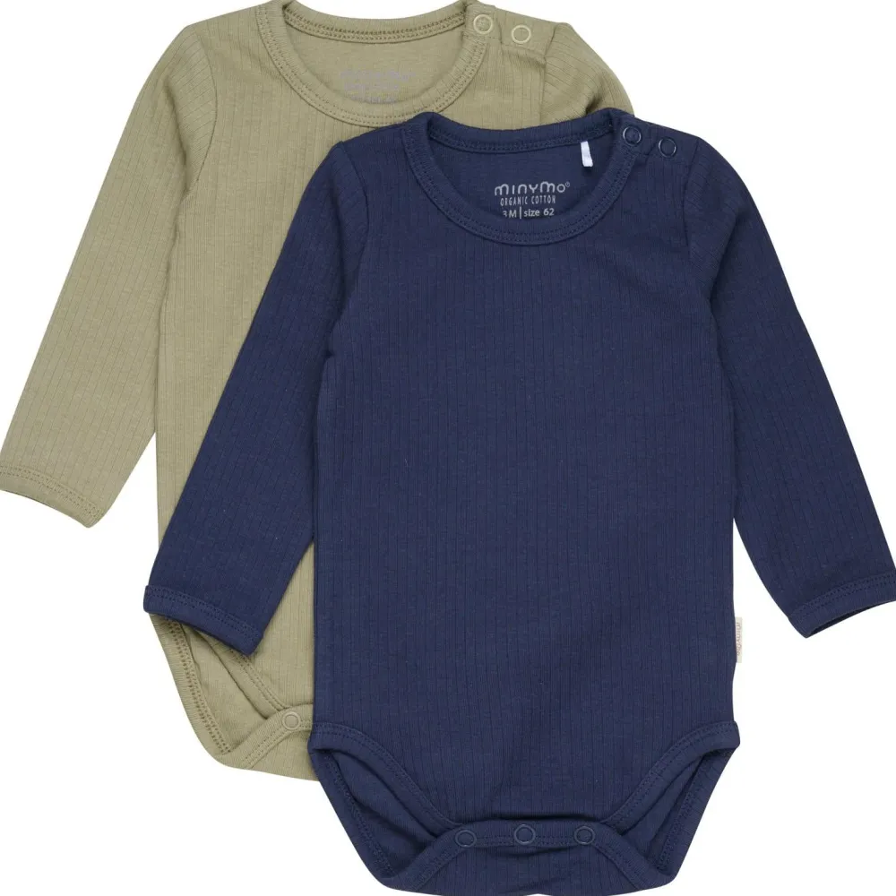 Minymo - Kid's Body L/S (2-Pack) - Alltagsunterwäsche Best