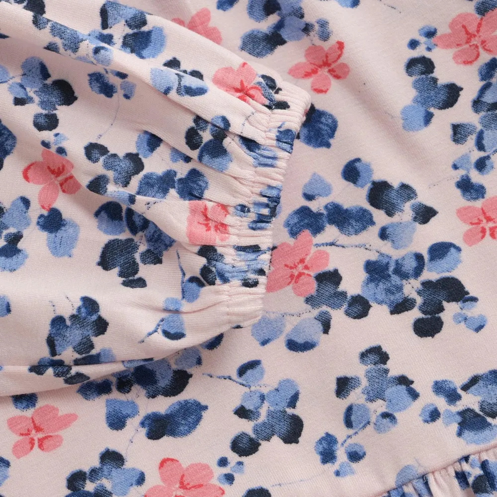 Minymo - Kid's Dress L/S AOP - Kleid Pink Dogwood Sale