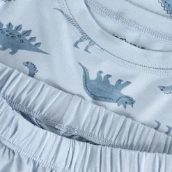 Minymo Alltagsbekleidung|Unterwäsche-- Kid's Nightset S/S AOP - Alltagsunterwäsche Niagara Mist