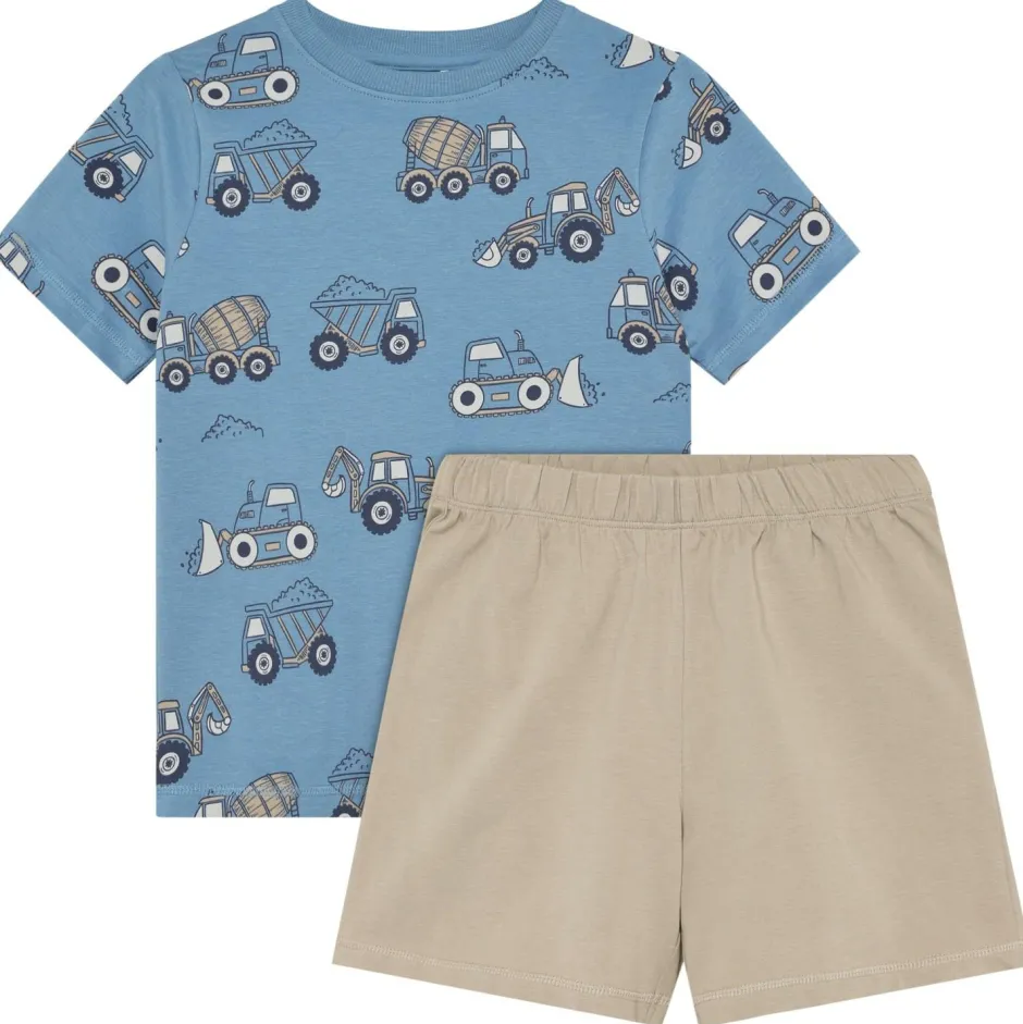 Kinder Minymo - Kid's Nightset S/S AOP 263 - Alltagsunterwäsche