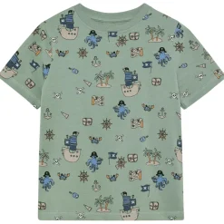 Minymo Alltagsbekleidung|Unterwäsche-- Kid's Nightset S/S AOP 134261 - Alltagsunterwäsche Lily Pad