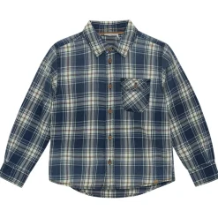 Minymo - Kid's Shirt L/S Check - Hemd China Blue New