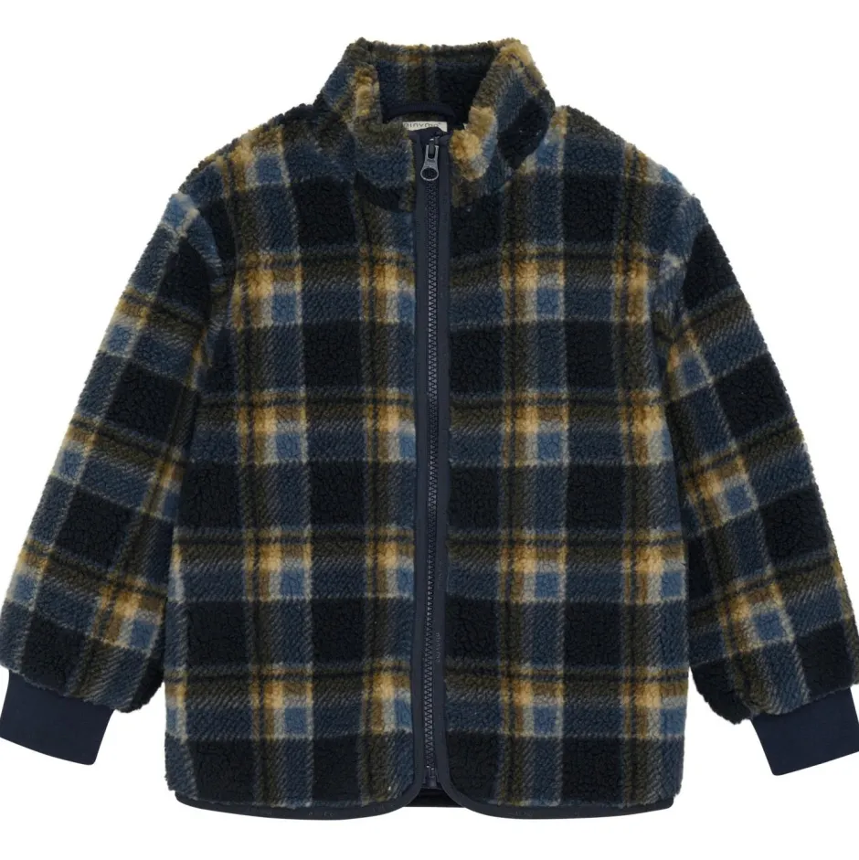 Kinder Minymo - Kid's Teddy Jacket AOP with Lining - Fleecejacke