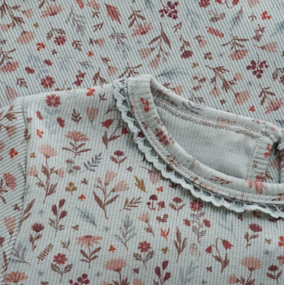 Minymo Shirts, Hemden & Longsleeves|Pullover & Hoodies-- Kid's T-Shirt L/S AOP Rib - Longsleeve