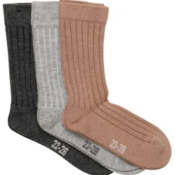 Minymo Socken|Socken-- Kid's Wool Socks Rib 3-Pack - Multifunktionssocken