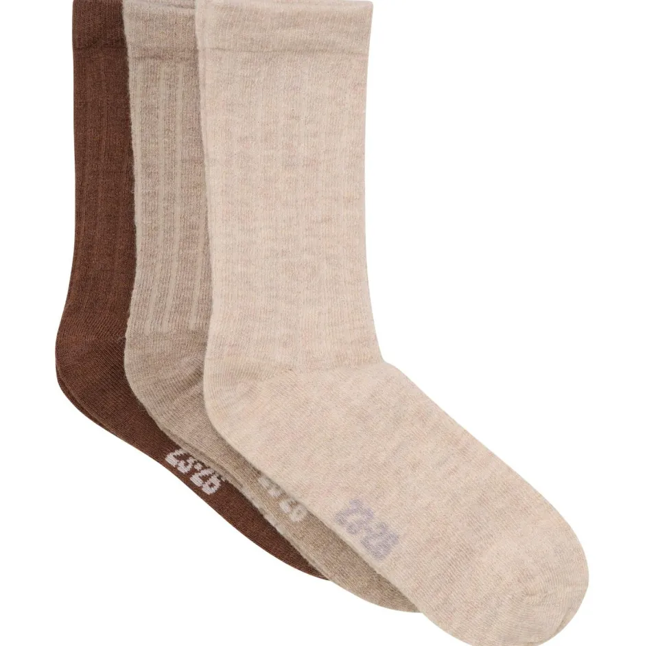 Minymo Socken|Socken-- Kid's Wool Socks Rib 3-Pack - Multifunktionssocken