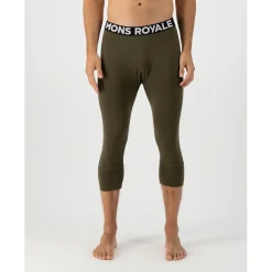 Mons Royale - Cascade Merino Flex 200 3/4 Legging - Merinounterwäsche Discount