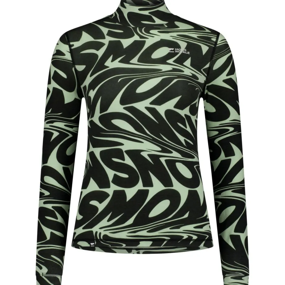 Mons Royale Trekkingbekleidung|Skibekleidung-- Women's Cascade Merino Base Layer Mock Neck L/S - Merinounterwäsche