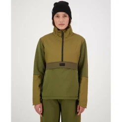 Mons Royale - Women's Decade Mid Pullover - Fleecepullover Forest Floor Clearance