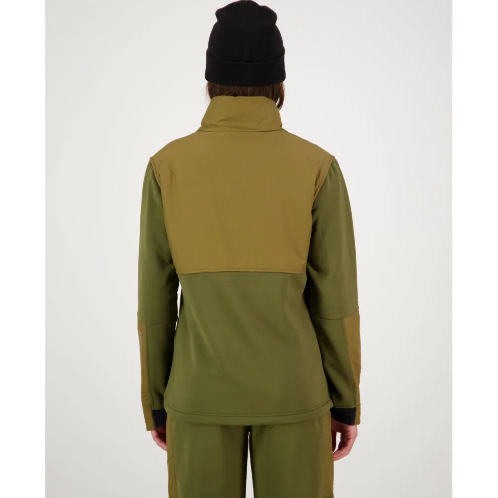 Mons Royale - Women's Decade Mid Pullover - Fleecepullover Forest Floor Clearance