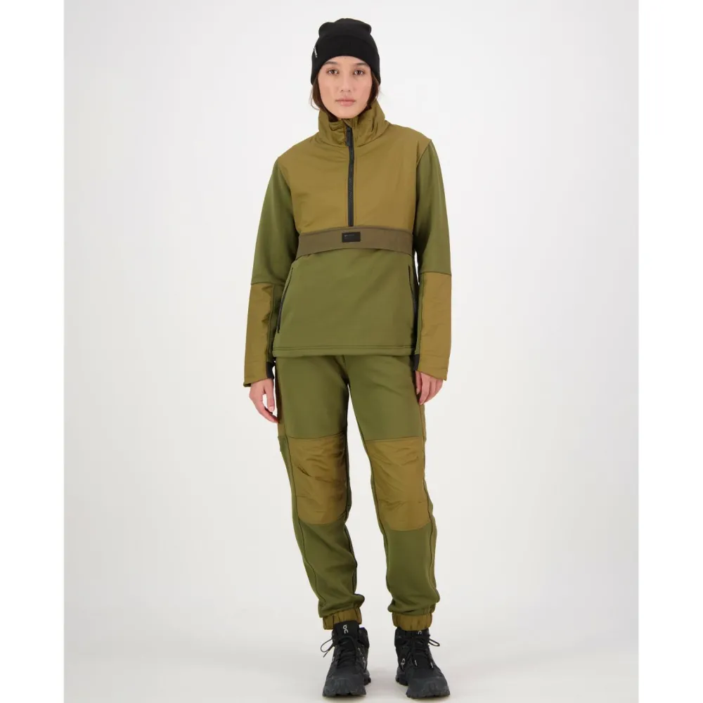 Mons Royale - Women's Decade Mid Pullover - Fleecepullover Forest Floor Clearance