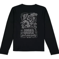 Mons Royale Trekkingbekleidung|Shirts, Hemden & Longsleeves-- Women's Icon Merino Rad Things L/S - Merinoshirt Black