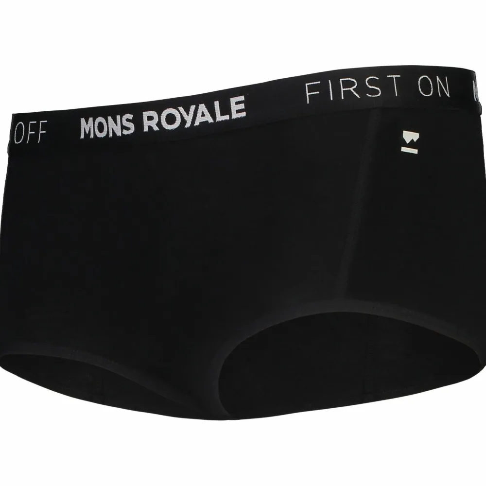 Mons Royale - Women's Sylvia Boyleg - Merinounterwäsche Black Online