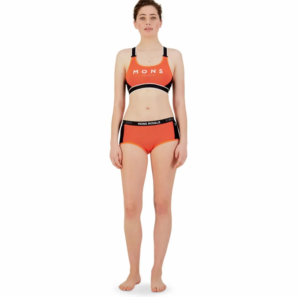 Mons Royale - Women's Sylvia Boyleg - Merinounterwäsche Black Online