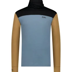 Mons Royale Trekkingbekleidung|Wanderbekleidung-- Yotei Merino Powder Hood L/S - Merinoshirt