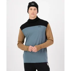 Mons Royale Trekkingbekleidung|Wanderbekleidung-- Yotei Merino Powder Hood L/S - Merinoshirt