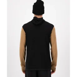 Mons Royale Trekkingbekleidung|Wanderbekleidung-- Yotei Merino Powder Hood L/S - Merinoshirt