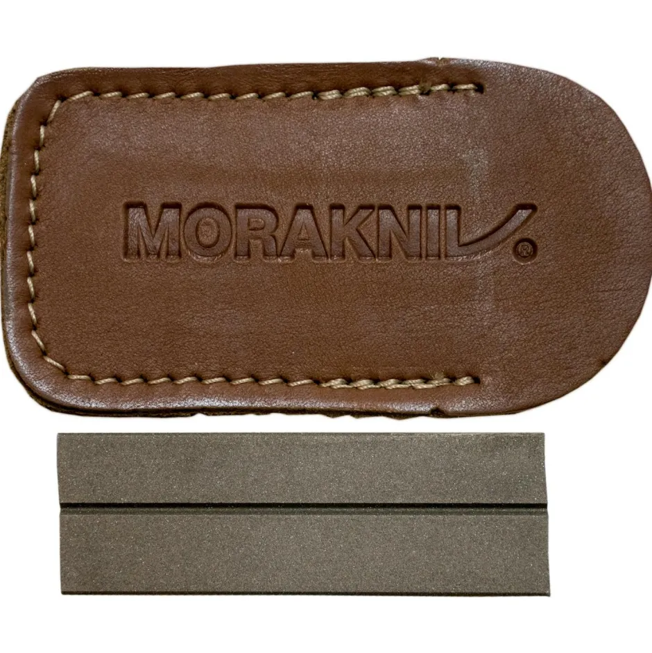 Morakniv Messer-- Diamond Sharpener Leather - Schleifstein Brown