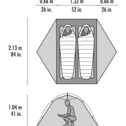 MSR - Elixir 2 Peson Tent V3 - 2-Personen Zelt Green Best