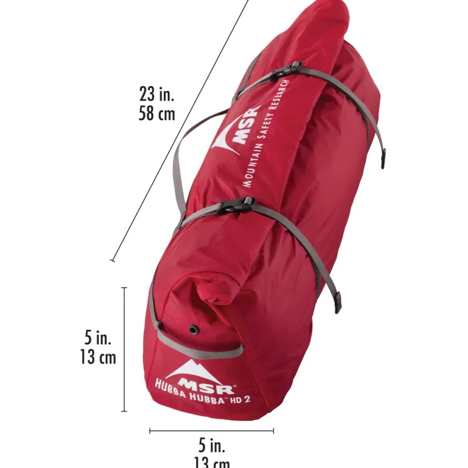 MSR Trekkingzelte|Trekkingausrüstung-- Hubba Hubba HD 2 Person - 2-Personen Zelt Green