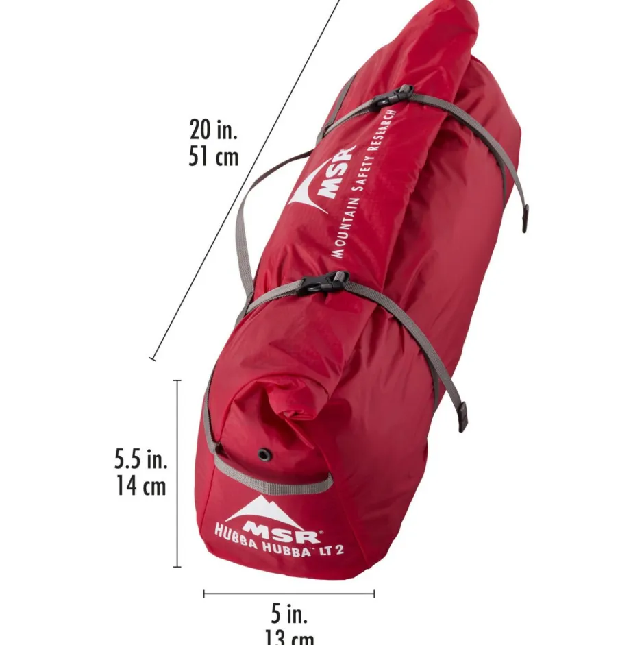 MSR Trekkingzelte|Trekkingausrüstung-- Hubba Hubba LT 2 Person - 2-Personen Zelt Green