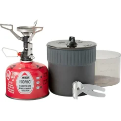 MSR Trekkingausrüstung|Outdoor-Küche-- PocketRocket Deluxe Stove Kit - Gaskocher