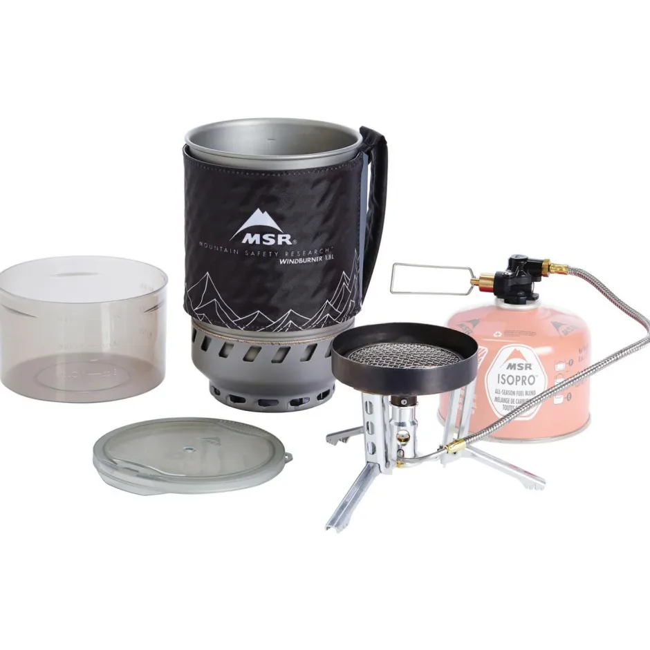 MSR Trekkingausrüstung|Outdoor-Küche-- WindBurner Duo System - Gaskocher Black