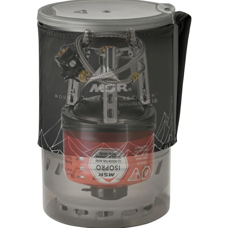 MSR Trekkingausrüstung|Outdoor-Küche-- WindBurner Duo System - Gaskocher Black