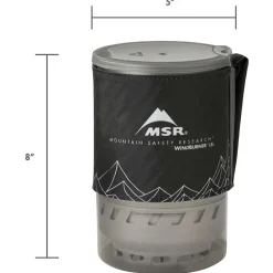 MSR Trekkingausrüstung|Outdoor-Küche-- WindBurner Duo System - Gaskocher Black