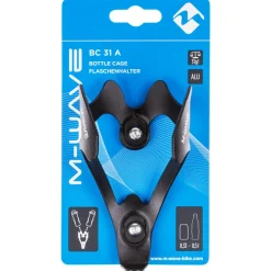 M-Wave Fahrradzubehör|Flaschen & Halter-- Flaschenhalter BC PET 500 A - Flaschenhalter Black Anodized