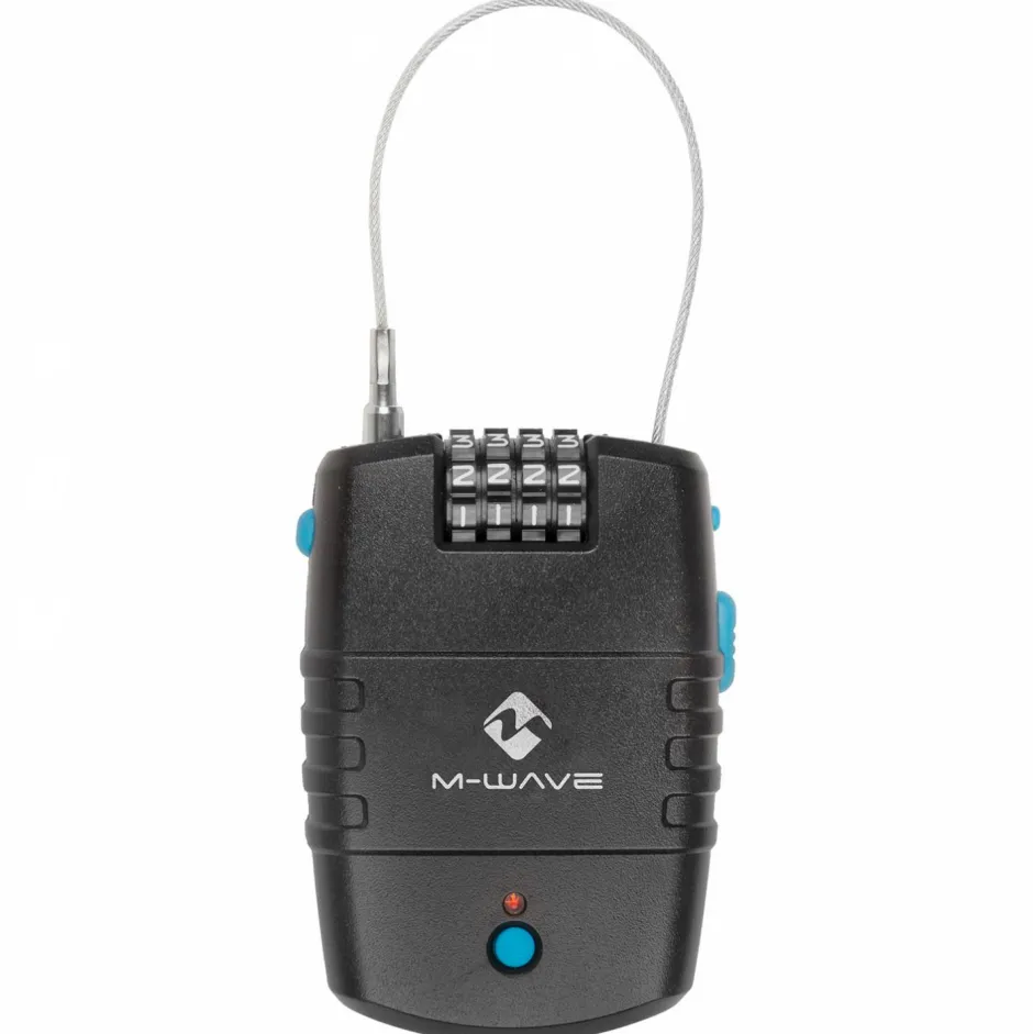 M-Wave Fahrradzubehör|Fahrradschlösser-- Lock'n'Roll Alarm - Fahrradschloss Black