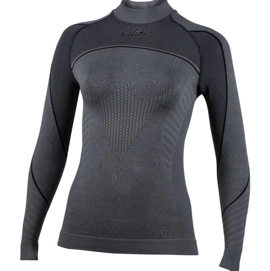 Nalini Fahrradbekleidung|Unterwäsche-- Women's Tech L/S - Kunstfaserunterwäsche Grey