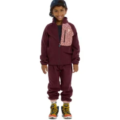 Namuk Trekkingbekleidung|Alltagsbekleidung-- Kid's Avan Bio-Fleecejacke Senso - Fleecejacke Mulberry / Dark Rose