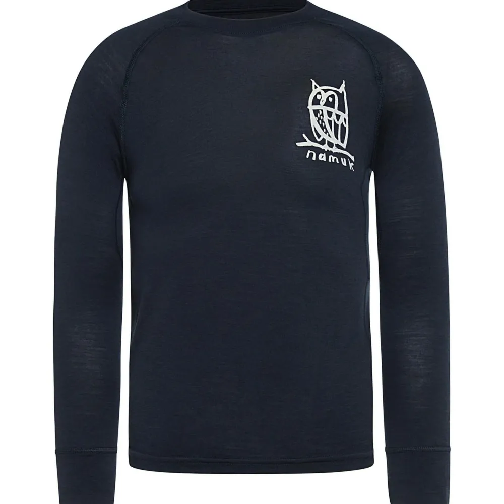 - Kid's Uil Merino Longsleeve - Merinounterwäsche < Namuk Hot