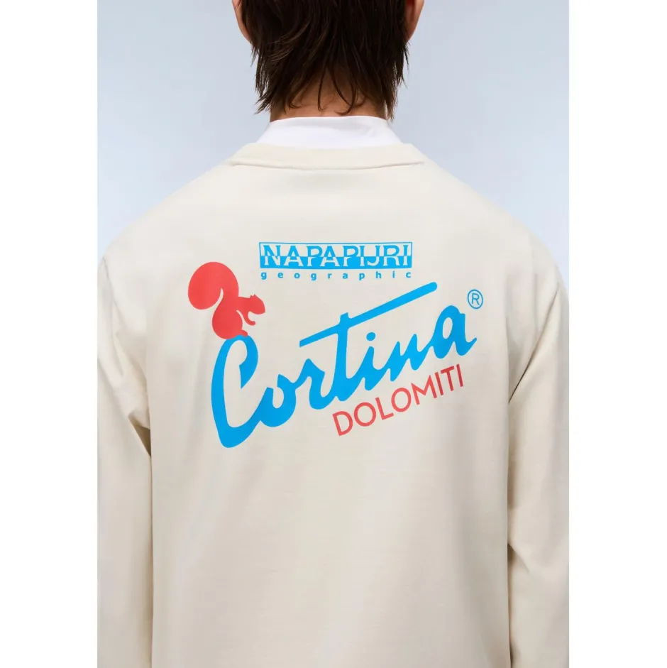 Napapijri Shirts, Hemden & Longsleeves|Alltagsbekleidung-- S-Fiemme L/S - Longsleeve Beige Dimity