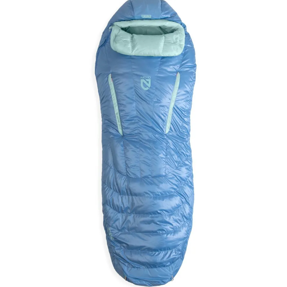 Nemo Trekkingausrüstung|Daunenschlafsäcke-- Women's Riff 30 Endless Promise - Daunenschlafsack Azure