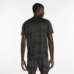 New Balance - Athletics Printed T-Shirt - Laufshirt Black / Grey Hot