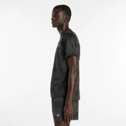 New Balance - Athletics Printed T-Shirt - Laufshirt Black / Grey Hot