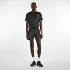 New Balance - Athletics Printed T-Shirt - Laufshirt Black / Grey Hot