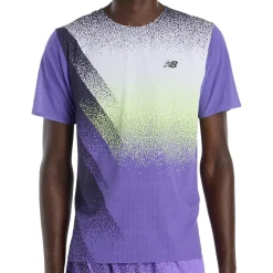 - Race Day Utra ight Printed T-hirt - aufhirt < New Balance