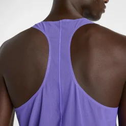 New Balance Fitnessbekleidung|Laufbekleidung-- Race Day Ultra Light Printed Singlet - Tank Top Electric Purple