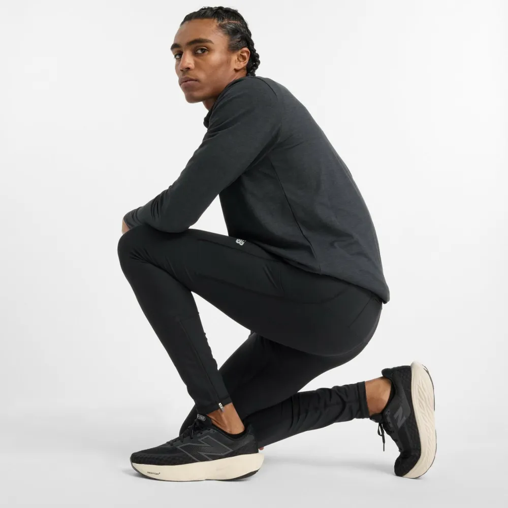 New Balance - Sleek Pocket Tight - Lauftights Black Online