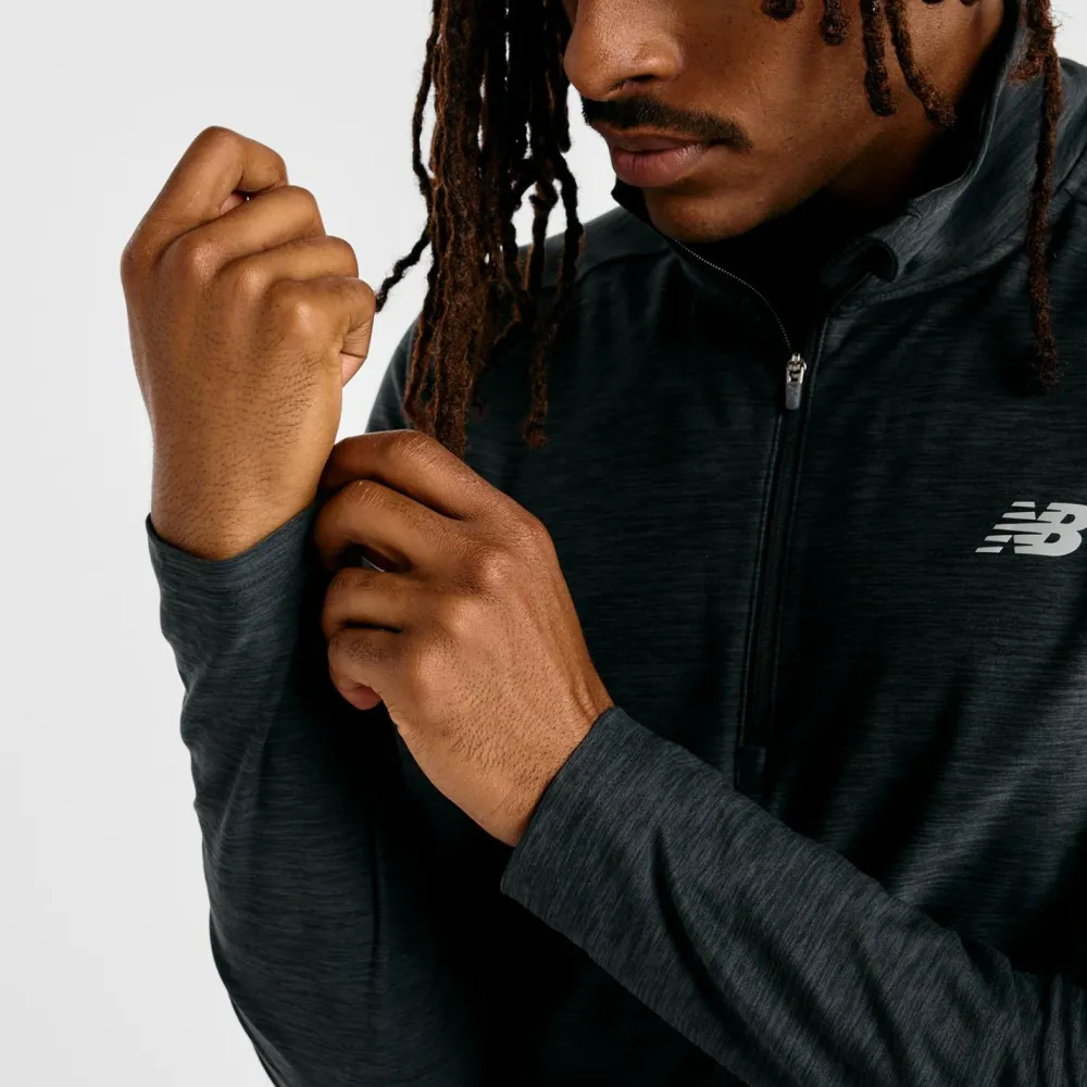 New Balance - Space Dye 1/4 Zip - Kunstfaserpullover Discount