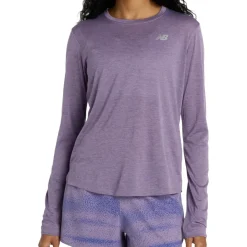 New Balance - Woen' Athetic ong eeve - Funktionhirt
