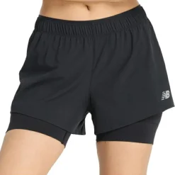 New Balance Fitnessbekleidung|Laufbekleidung-- Women's RC 2-in-1 Short 3'' - Laufshorts Black