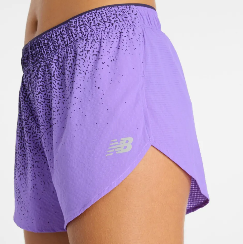 New Balance - Woen' RC Utra ight Printed hort 3'' - aufhort